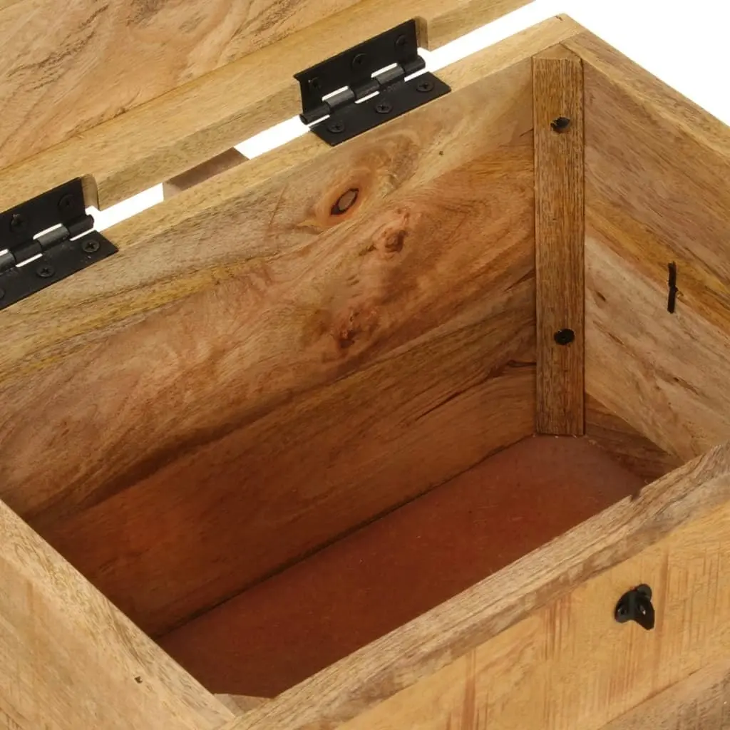 Storage Box 39x28x31 cm Solid Wood Mango 338483