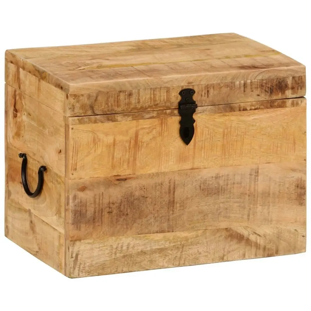 Storage Box 39x28x31 cm Solid Wood Mango 338483