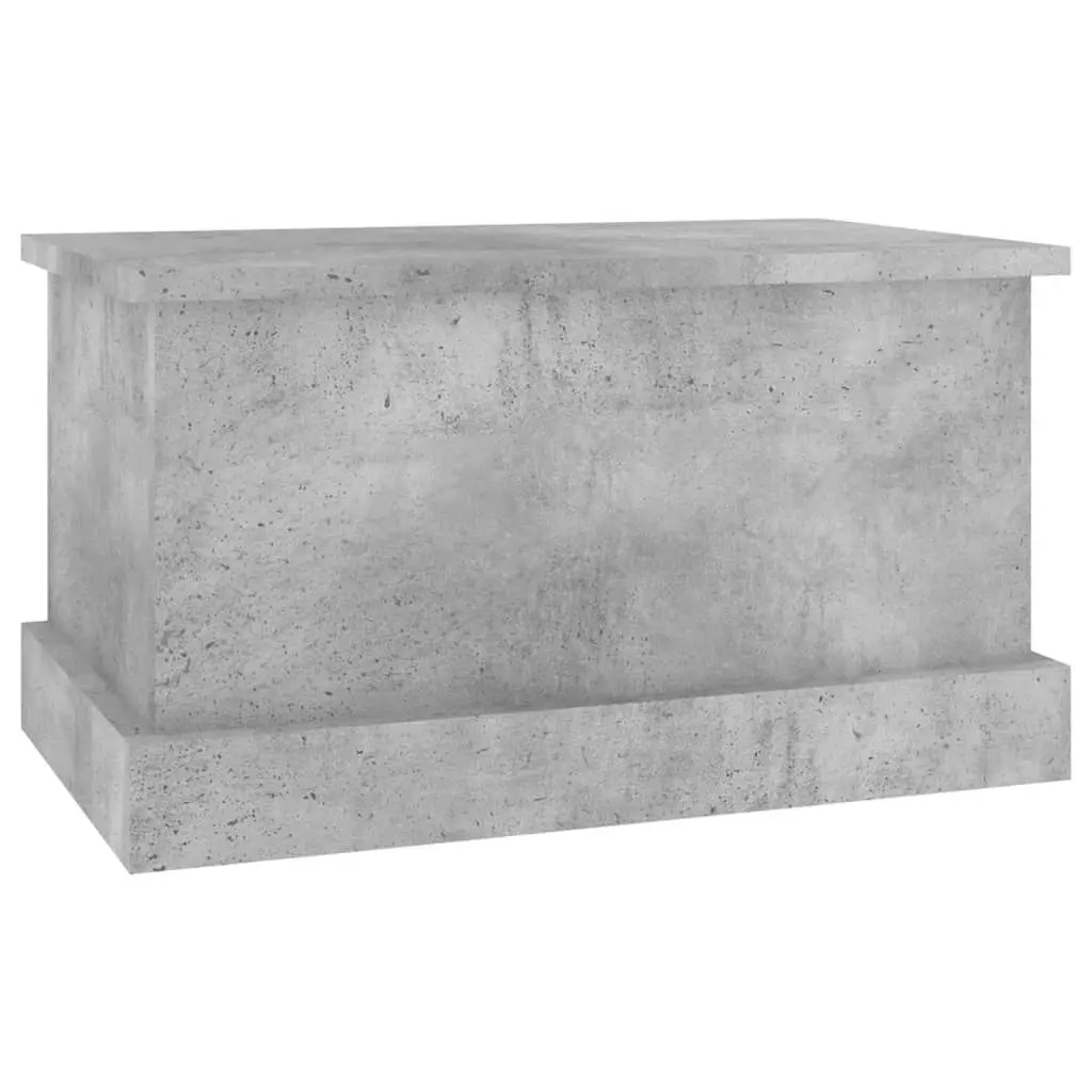 Storage Box Concrete Grey 50x30x28 cm Engineered Wood 816500