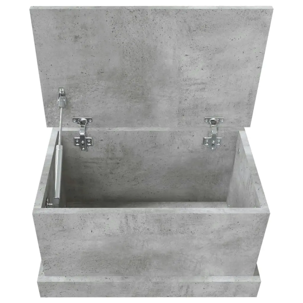 Storage Box Concrete Grey 50x30x28 cm Engineered Wood 816500