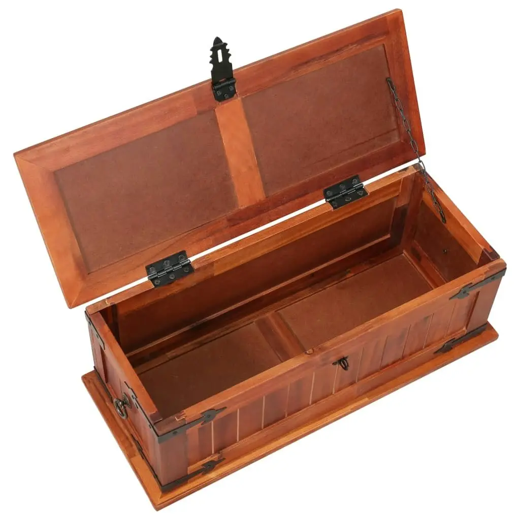 Storage Chest 60x25x22 cm Solid Acacia Wood 247240