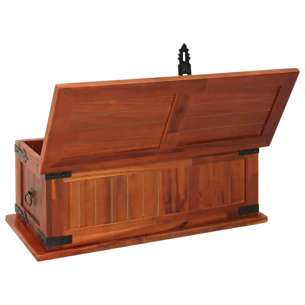 Storage Chest 60x25x22 cm Solid Acacia Wood 247240