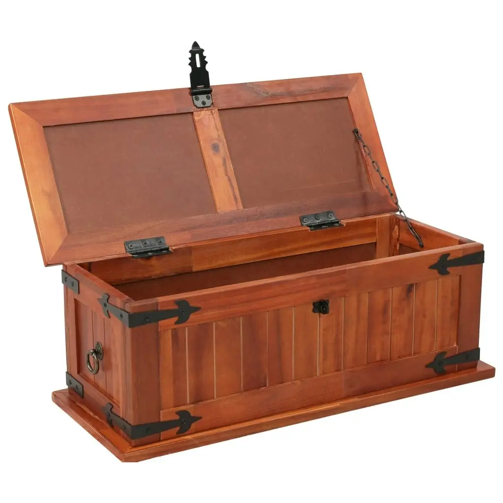 Storage Chest 60x25x22 cm Solid Acacia Wood 247240