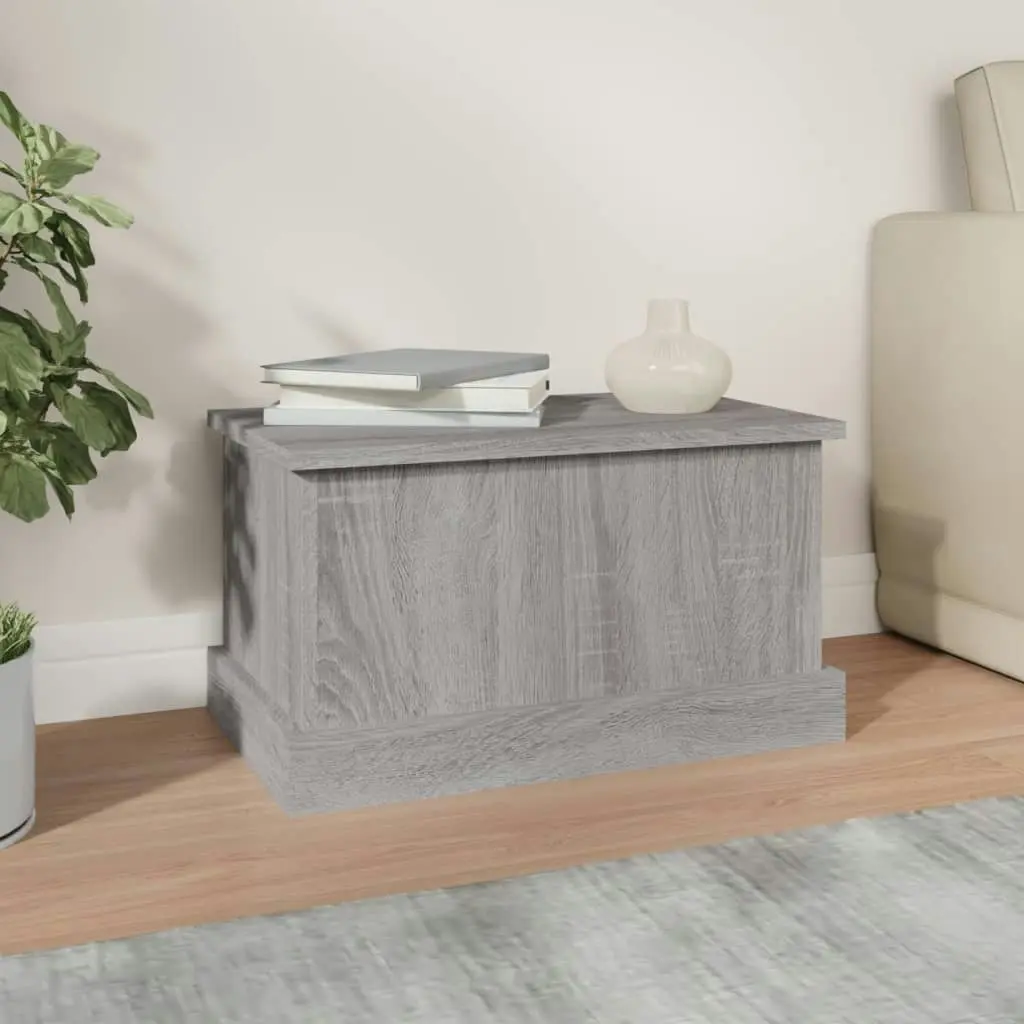 Storage Box Grey Sonoma 50x30x28 cm Engineered Wood 816502