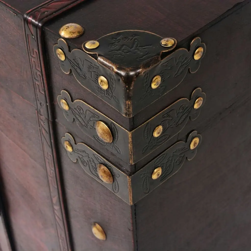 Vintage Treasure Chest Wood 66x38x40 cm 245478