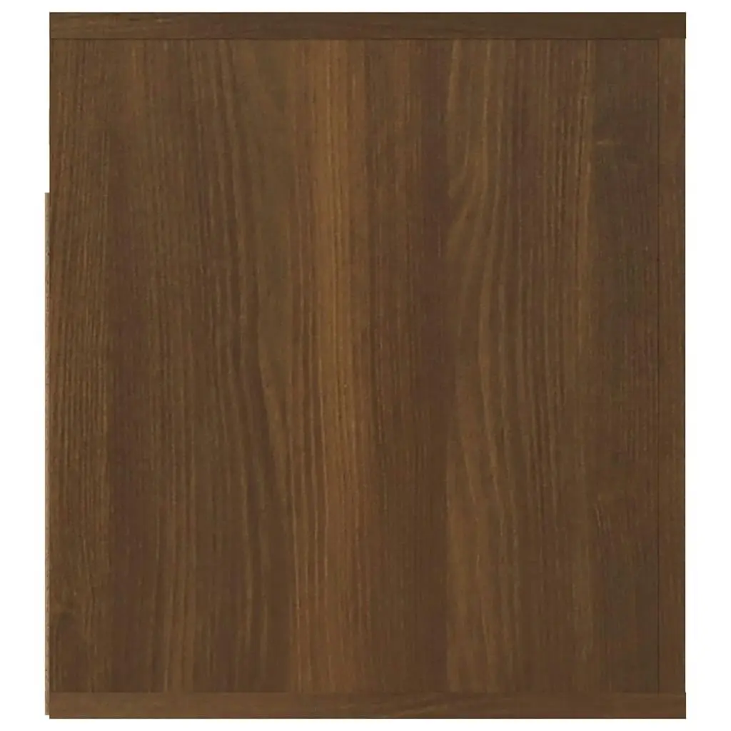 Wall-mounted Bedside Cabinet Brown Oak 50x36x40 cm 816894