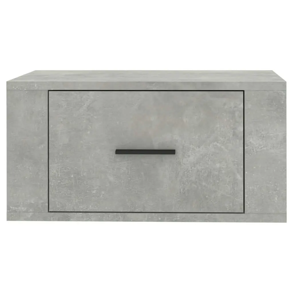 Wall-mounted Bedside Cabinet Concrete Grey 50x36x25 cm 816848