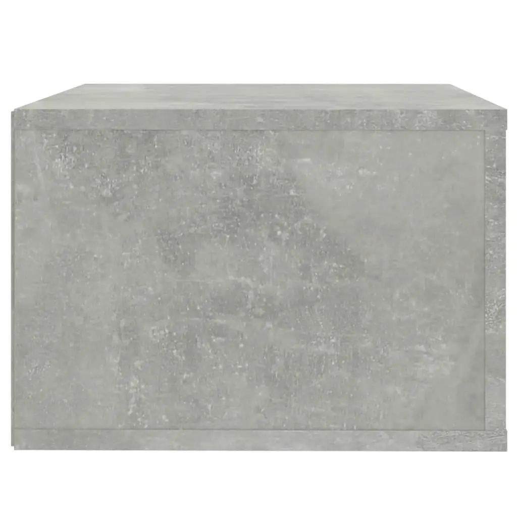 Wall-mounted Bedside Cabinet Concrete Grey 50x36x25 cm 816848