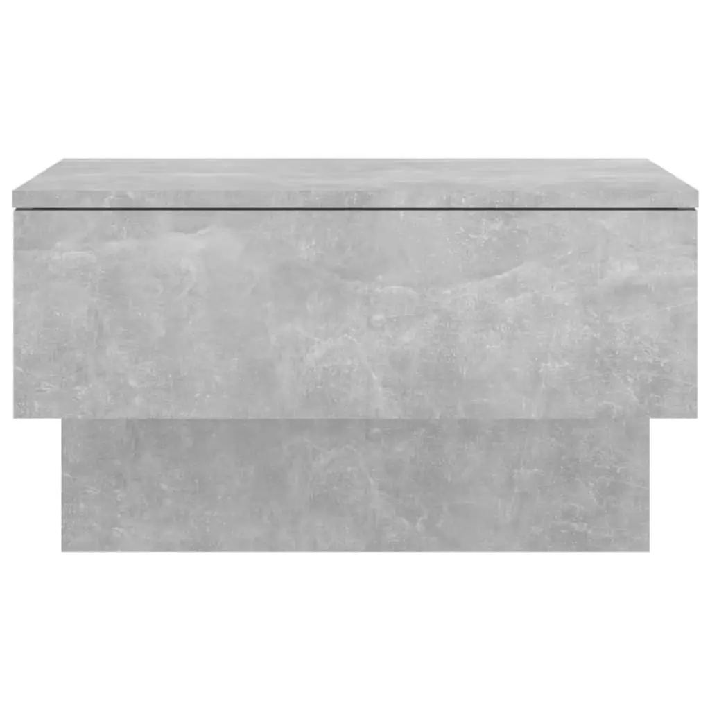 Wall-mounted Bedside Cabinet Concrete Grey 810943