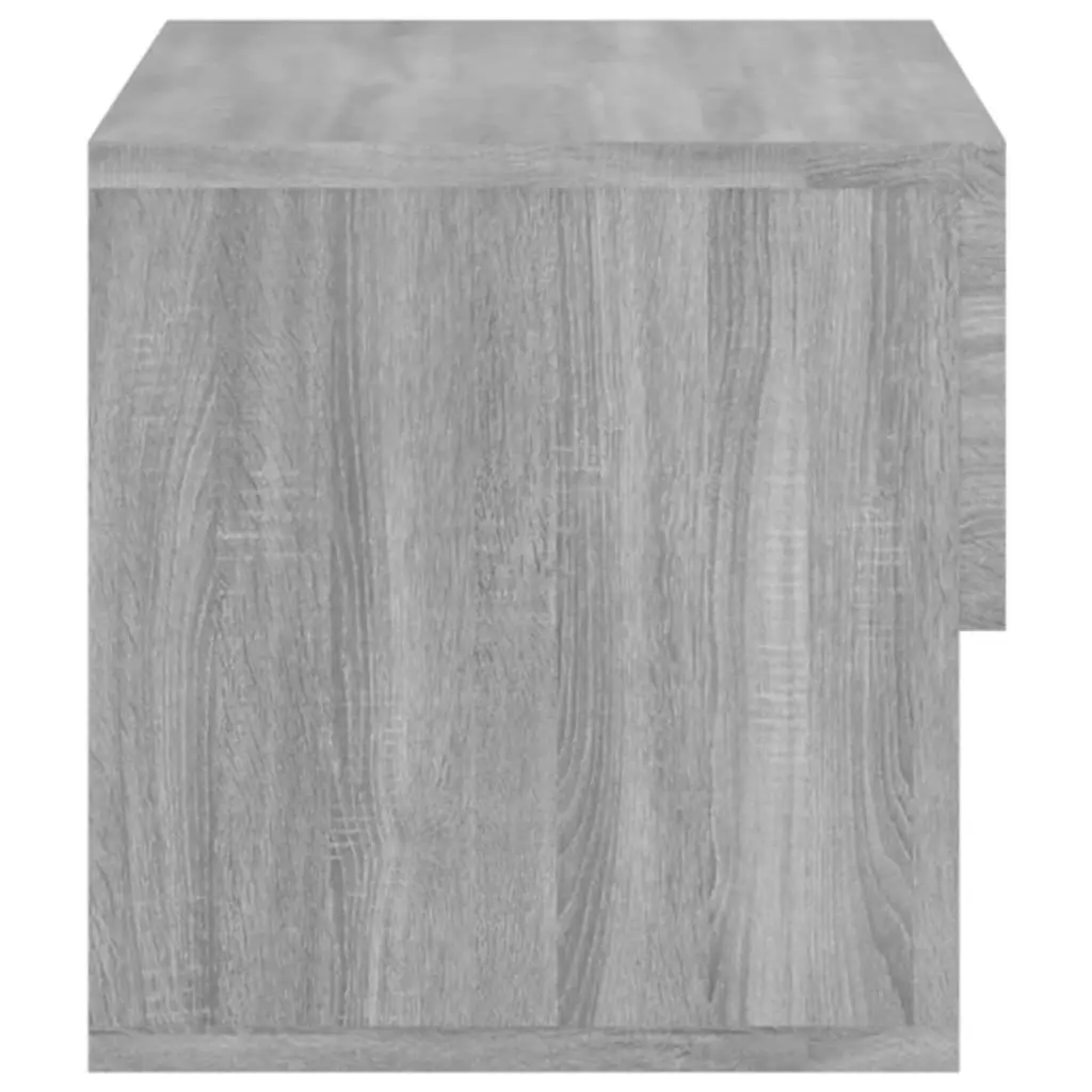 Wall-mounted Bedside Cabinet Grey Sonoma 816948