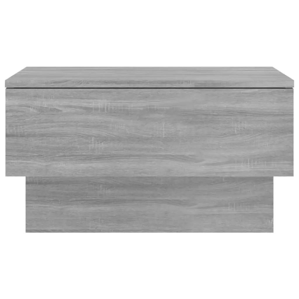 Wall-mounted Bedside Cabinet Grey Sonoma 816942