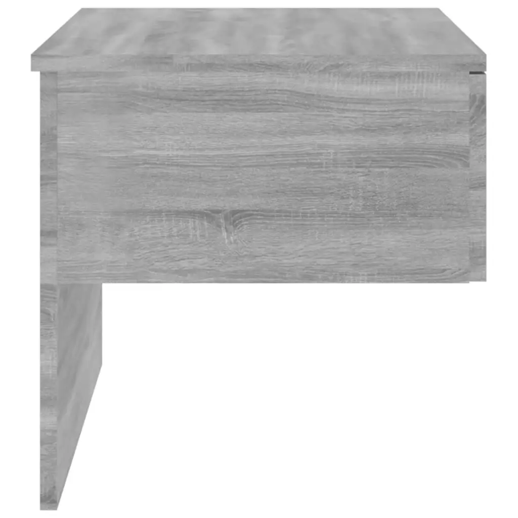 Wall-mounted Bedside Cabinet Grey Sonoma 816942