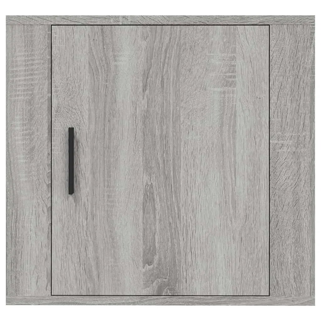 Wall-mounted Bedside Cabinet Grey Sonoma 50x30x47 cm 816876