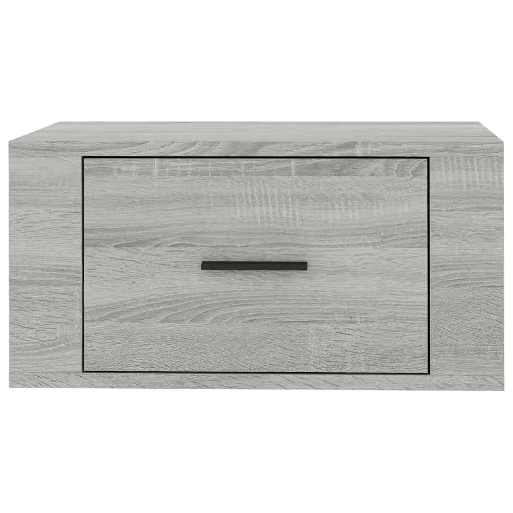 Wall-mounted Bedside Cabinet Grey Sonoma 50x36x25 cm 816852