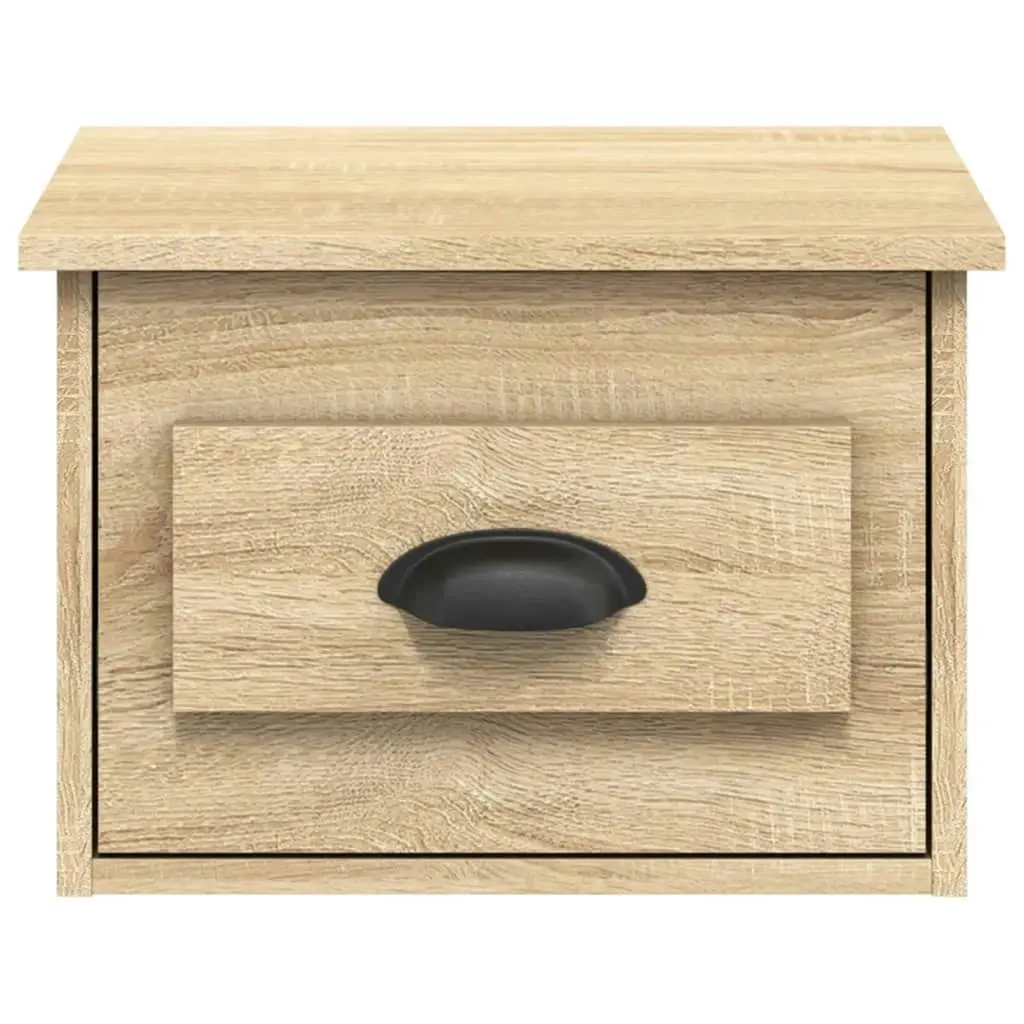 Wall-mounted Bedside Cabinet Sonoma Oak 41.5x36x28cm 816382