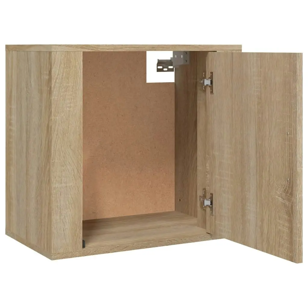 Wall-mounted Bedside Cabinet Sonoma Oak 50x30x47 cm 816870