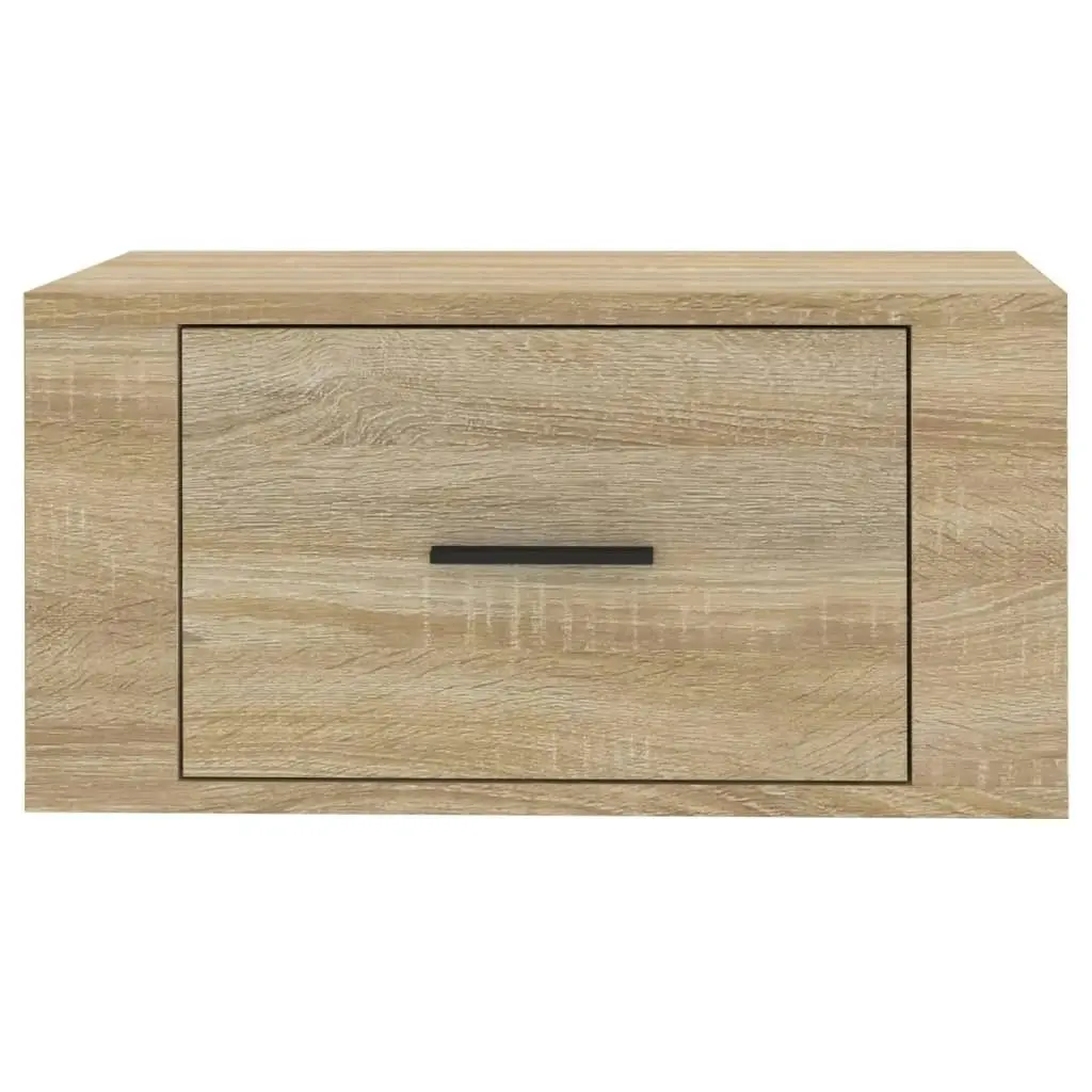 Wall-mounted Bedside Cabinet Sonoma Oak 50x36x25 cm 816846