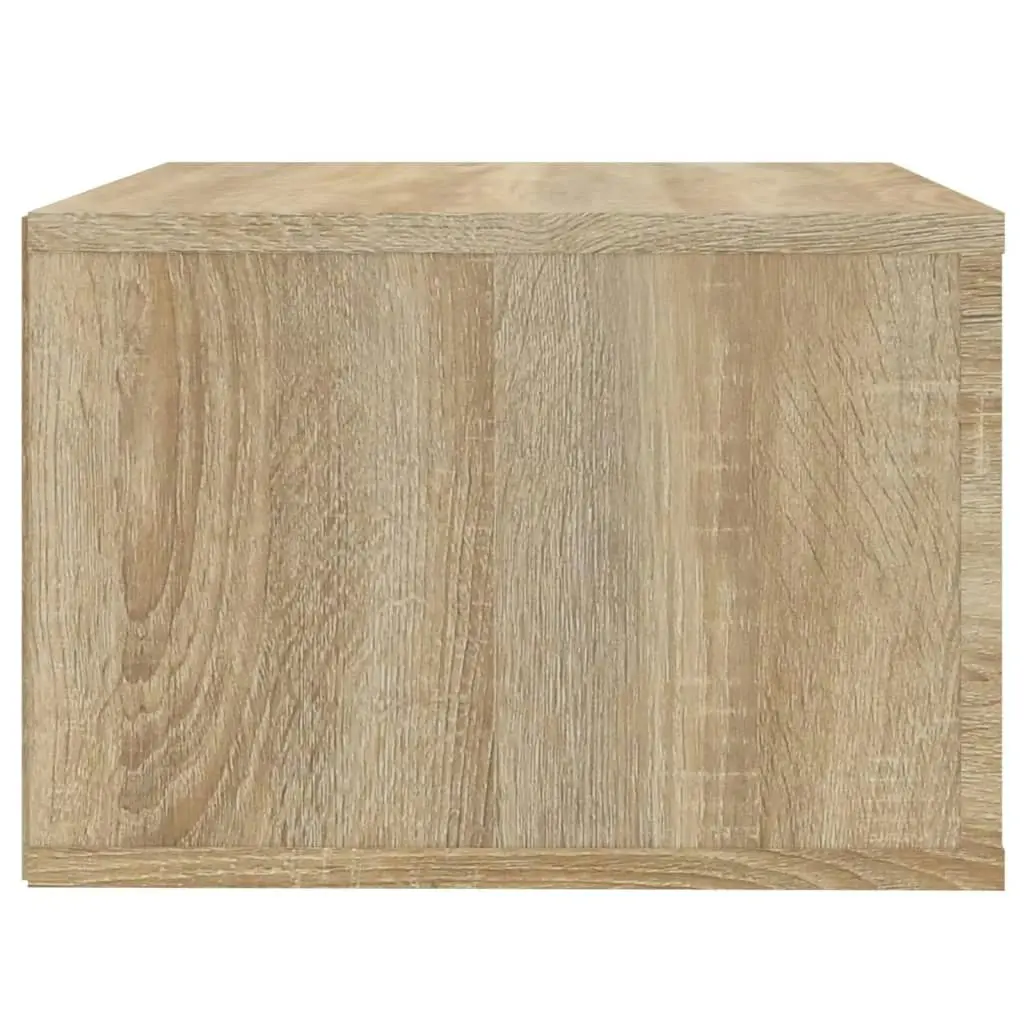 Wall-mounted Bedside Cabinet Sonoma Oak 50x36x25 cm 816846