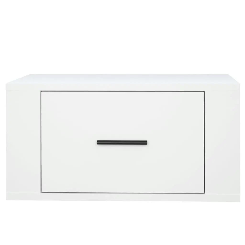 Wall-mounted Bedside Cabinet White 50x36x25 cm 816840