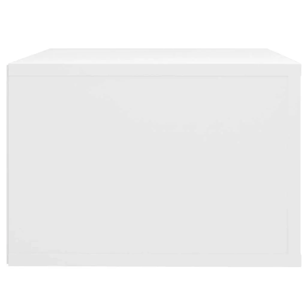 Wall-mounted Bedside Cabinet White 50x36x25 cm 816840