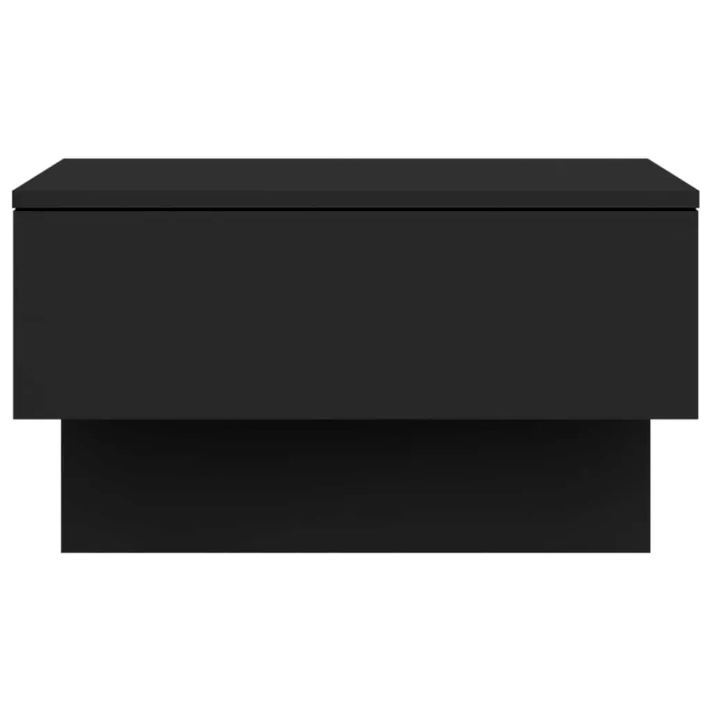 Wall-mounted Bedside Cabinets 2 pcs Black 810938