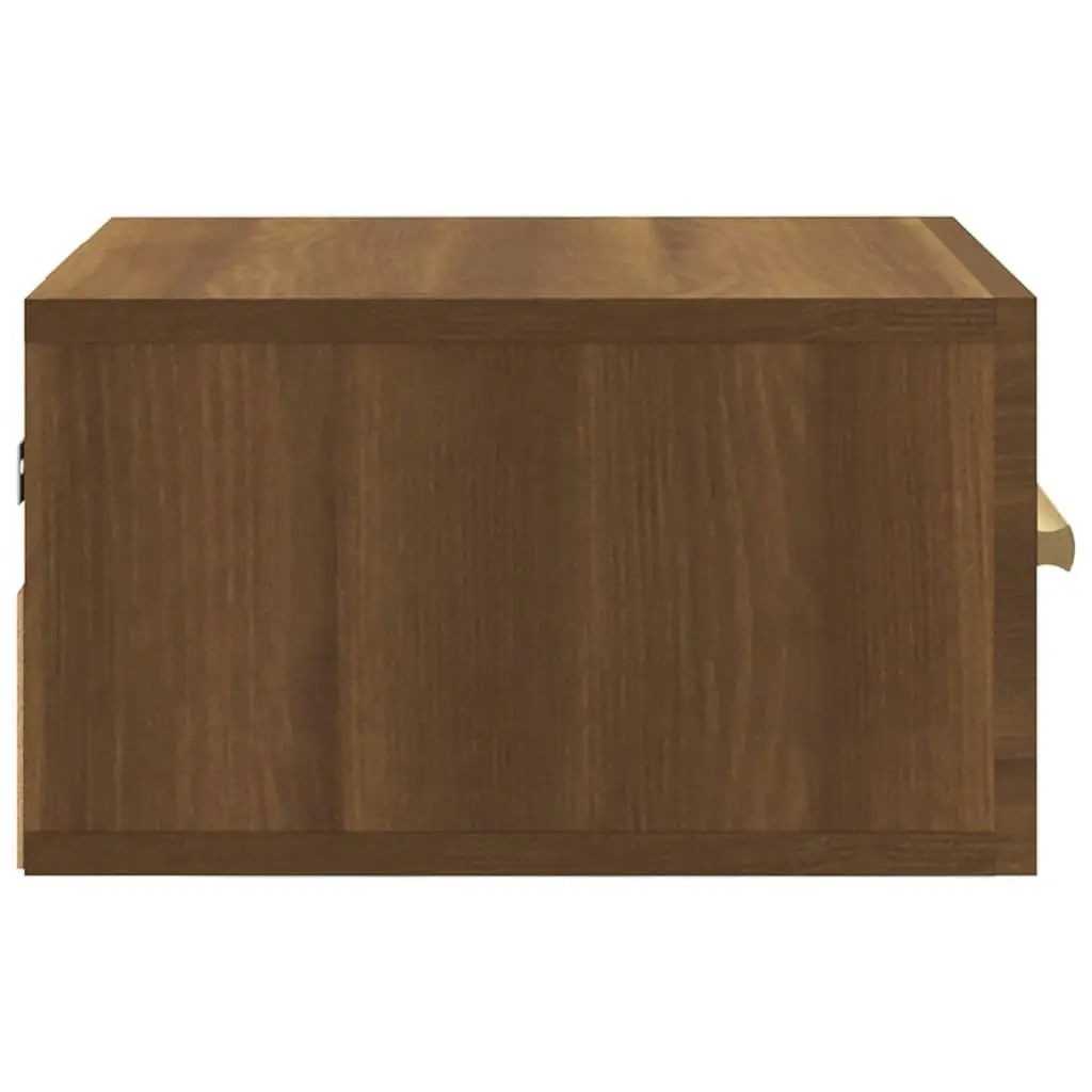 Wall-mounted Bedside Cabinets 2 pcs Brown Oak 35x35x20 cm 817578