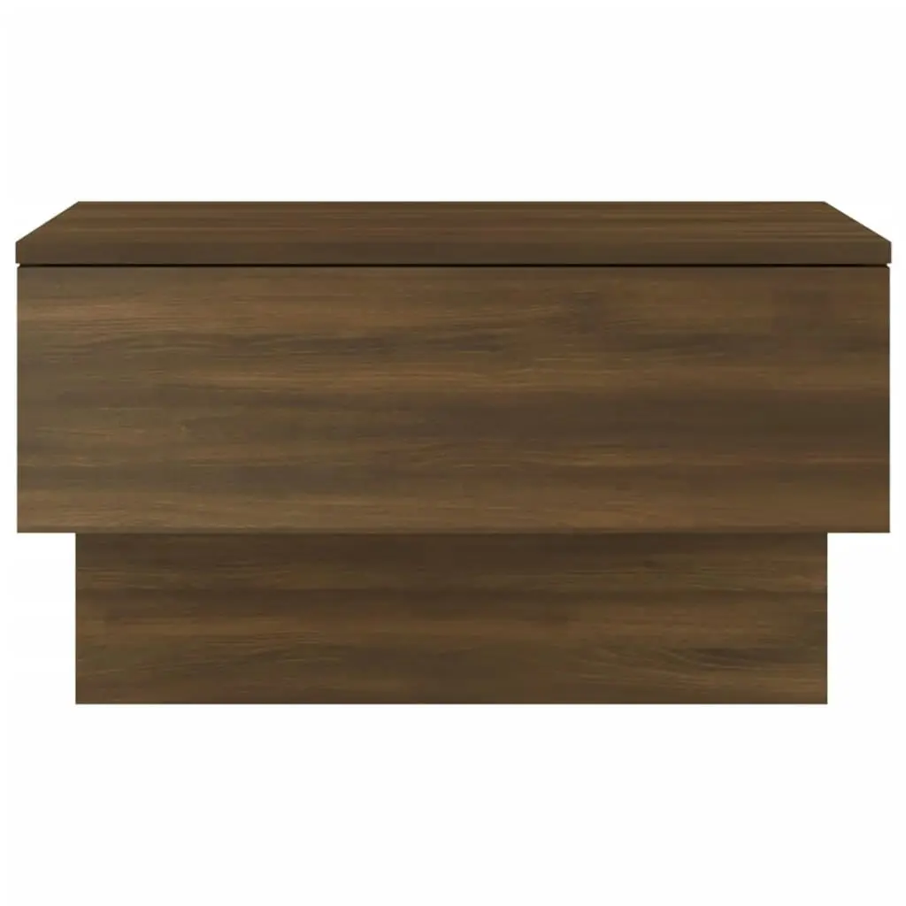 Wall-mounted Bedside Cabinets 2 pcs Brown Oak 816945