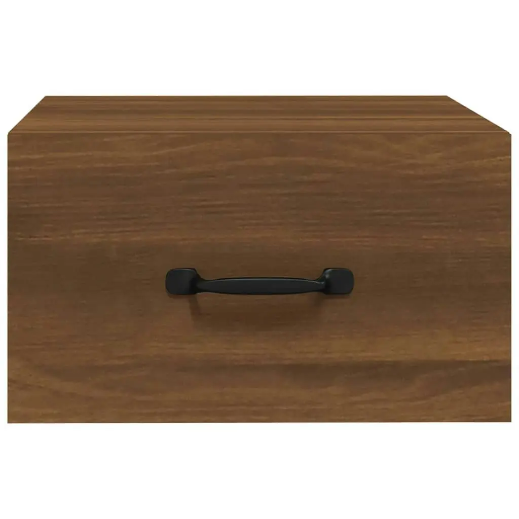 Wall-mounted Bedside Cabinets 2 pcs Brown Oak 35x35x20 cm 817584