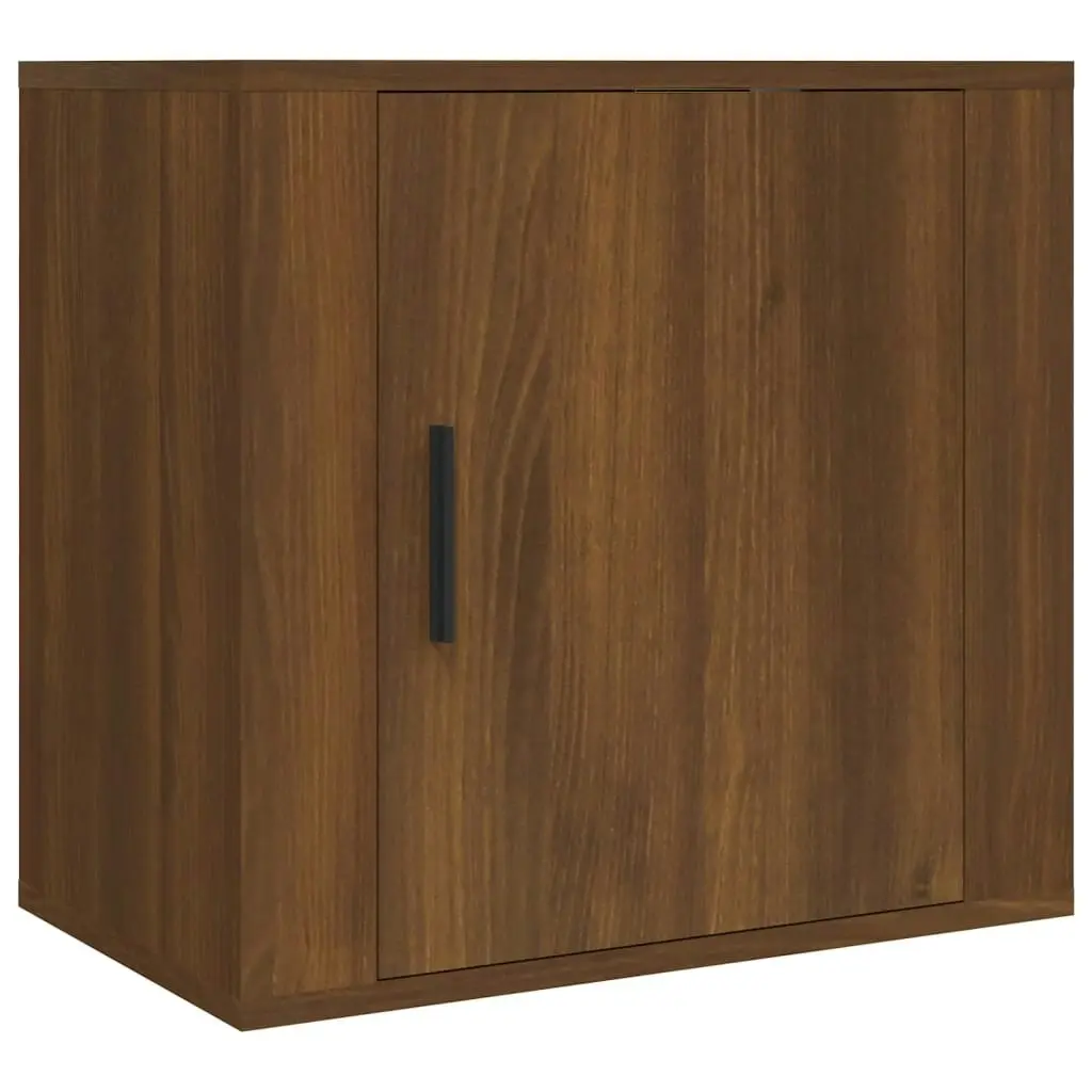 Wall-mounted Bedside Cabinets 2 pcs Brown Oak 50x30x47 cm 816879