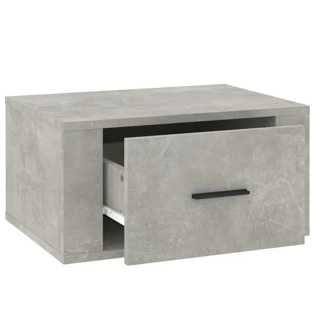 Wall-mounted Bedside Cabinets 2 pcs Concrete Grey 50x36x25 cm 816849