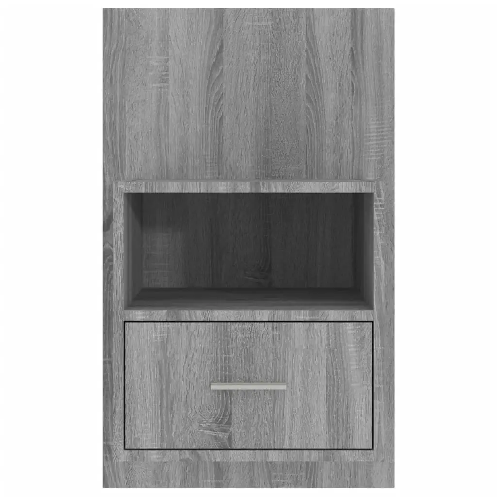 Wall-mounted Bedside Cabinets 2 pcs Grey Sonoma 816967