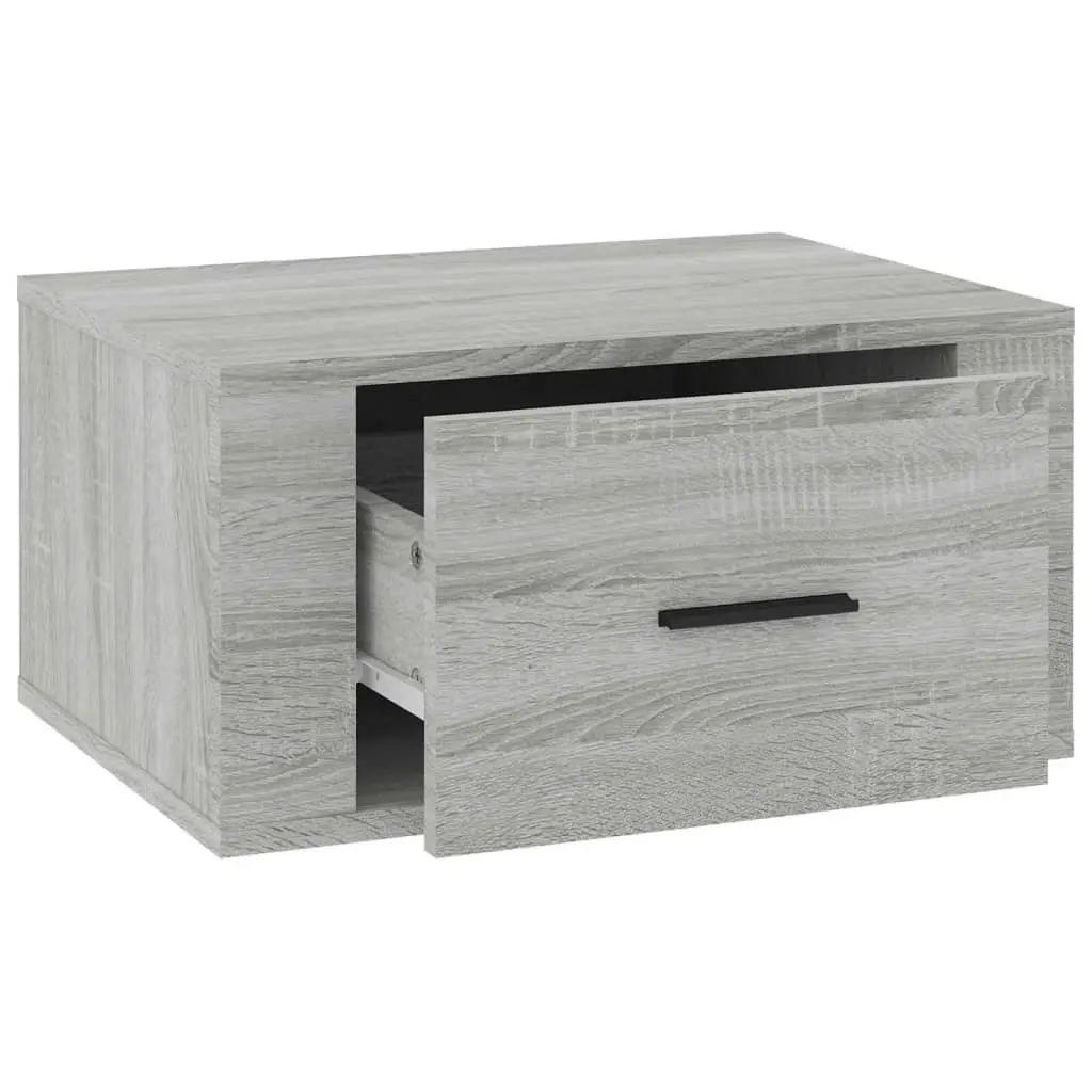 Wall-mounted Bedside Cabinets 2 pcs Grey Sonoma 50x36x25 cm 816853