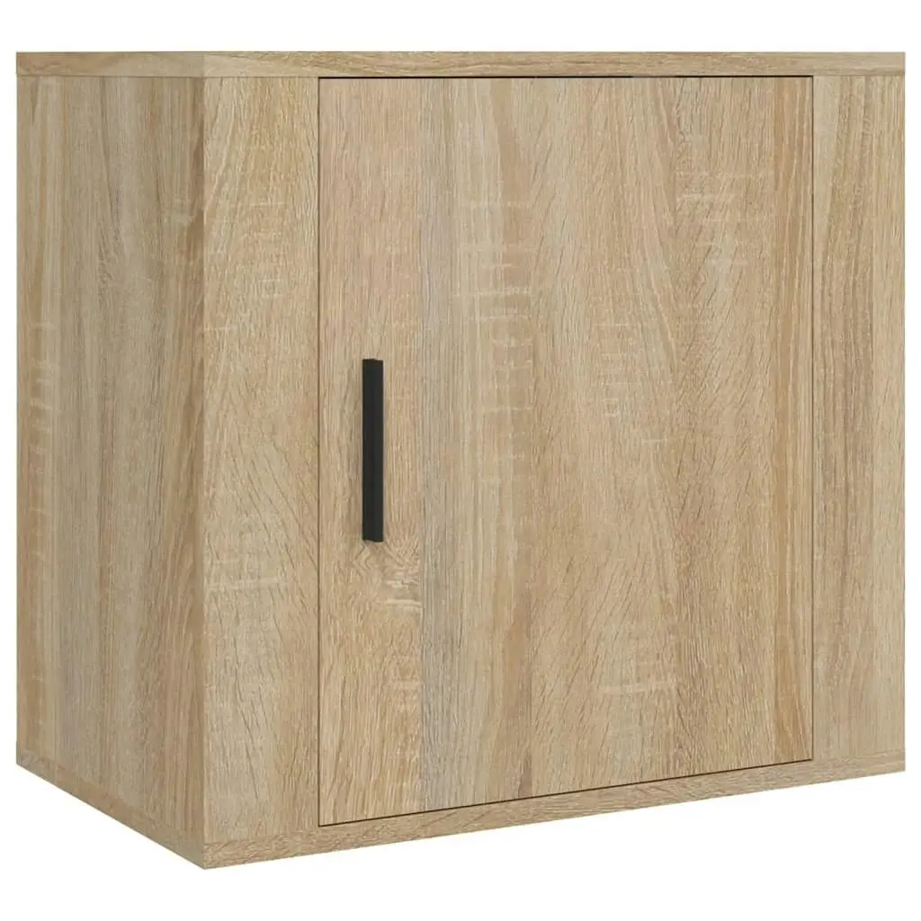 Wall-mounted Bedside Cabinets 2 pcs Sonoma Oak 50x30x47 cm 816871