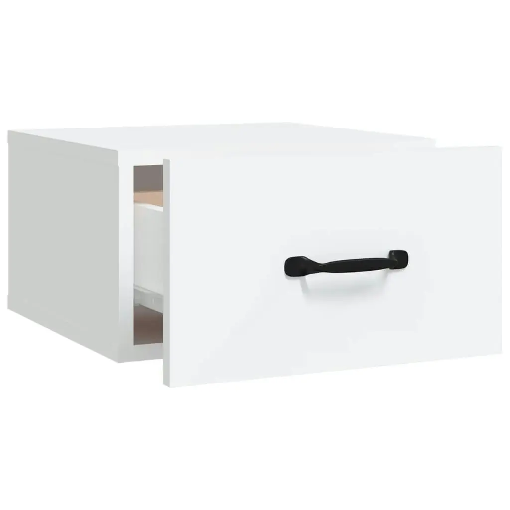 Wall-mounted Bedside Cabinets 2 pcs White 35x35x20 cm 812853