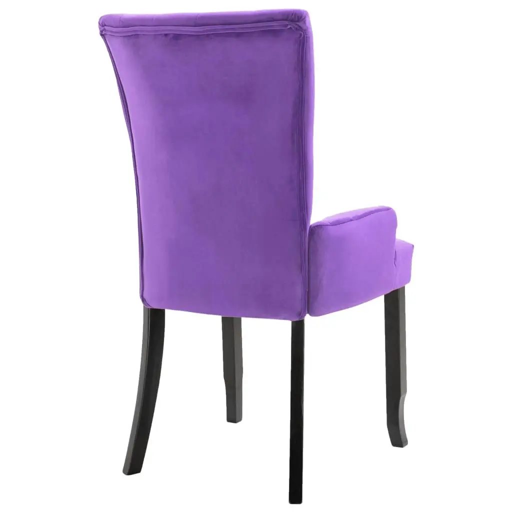 Armchair Purple Velvet 322938