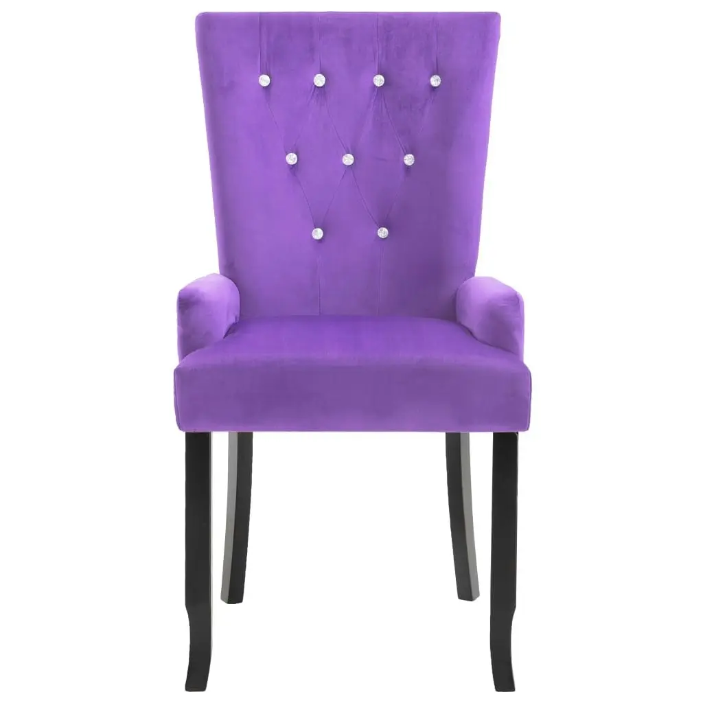 Armchair Purple Velvet 322938