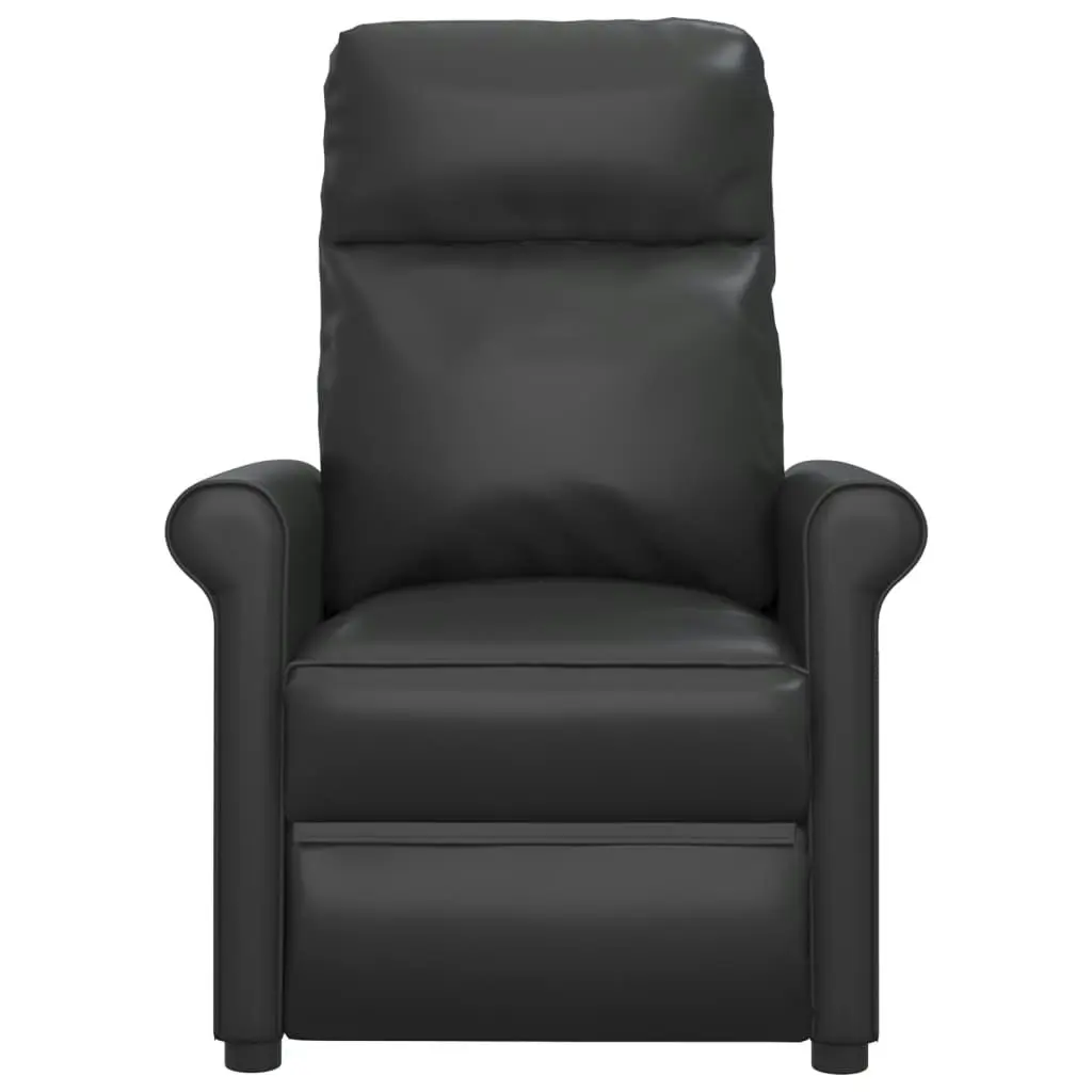 Massage Chair Black Faux Leather 348040