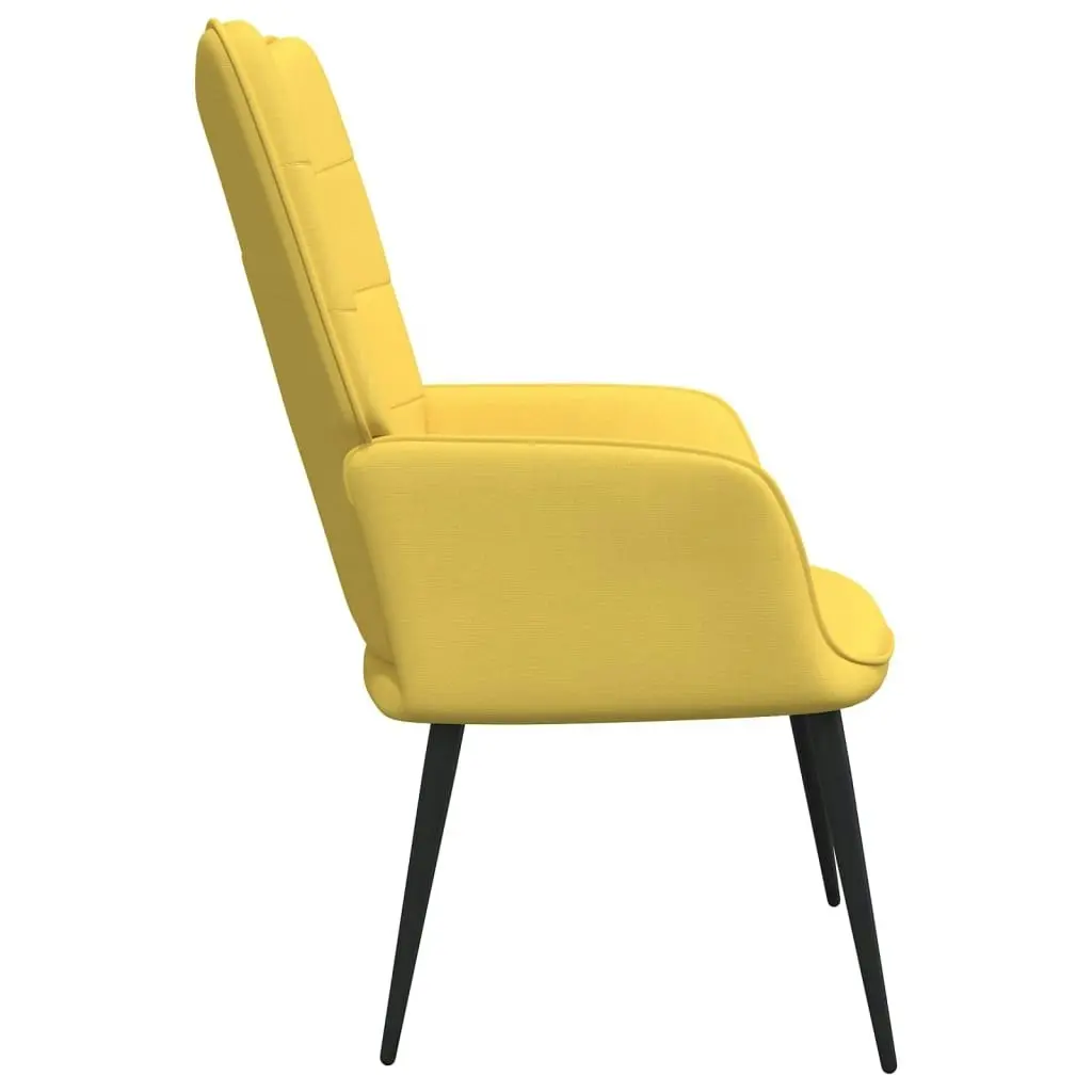 Relaxing Chair Mustard Yellow Fabric 327948