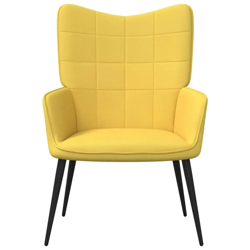 Relaxing Chair Mustard Yellow Fabric 327948