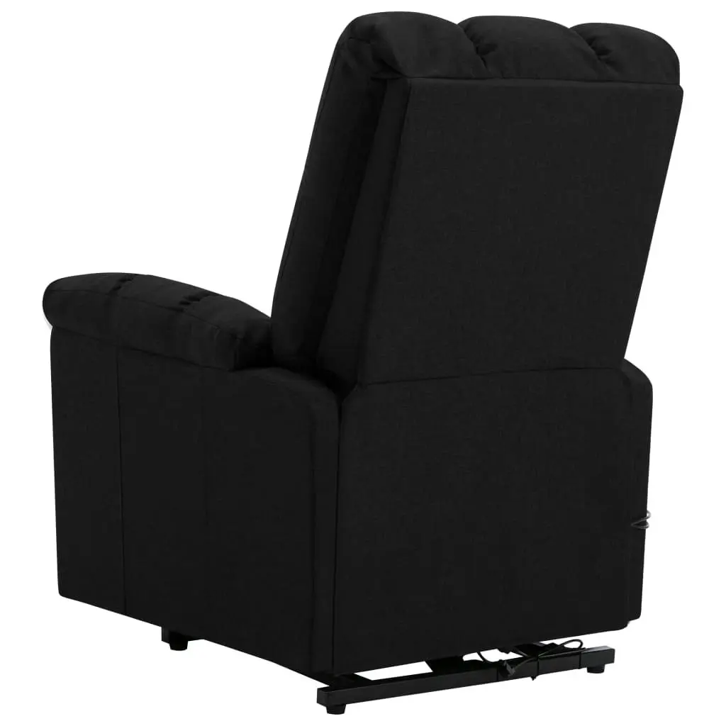 Stand up Massage Chair Black Fabric 321392