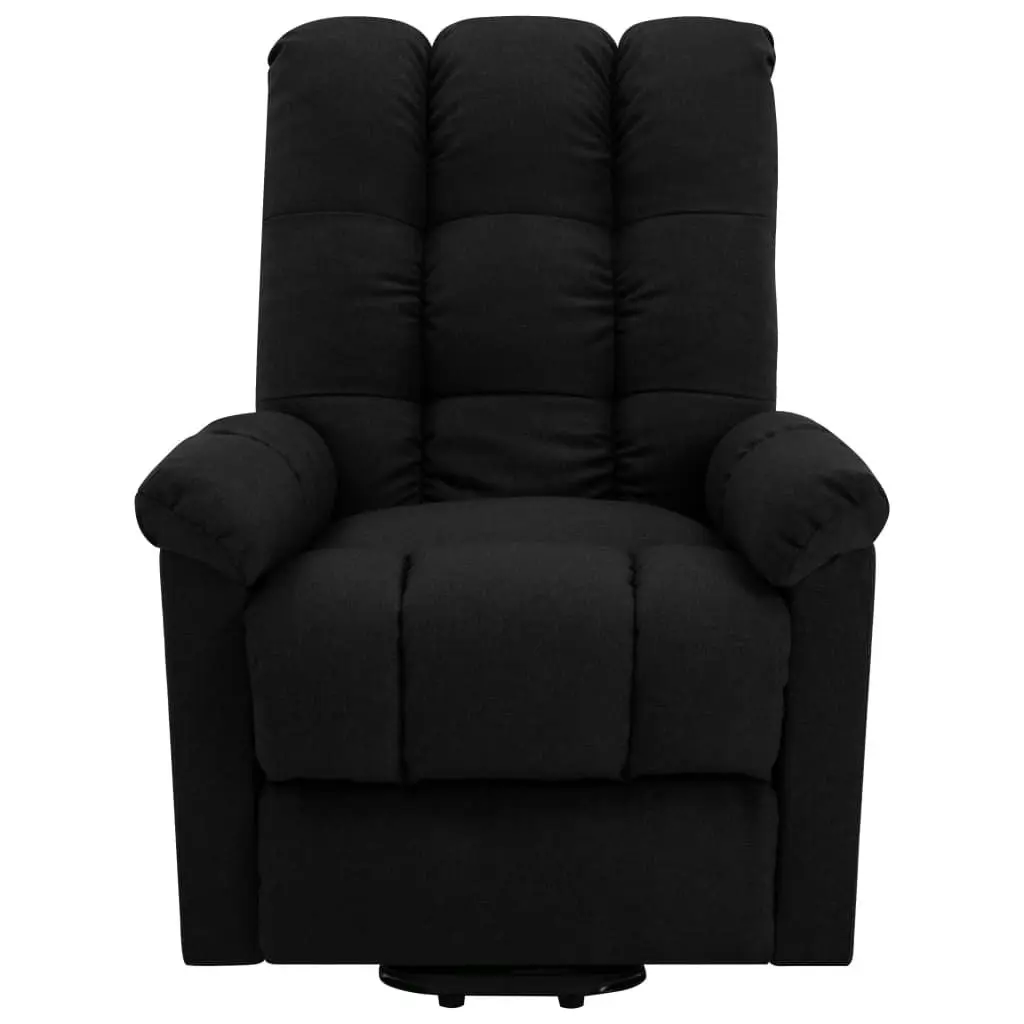 Stand up Massage Chair Black Fabric 321392