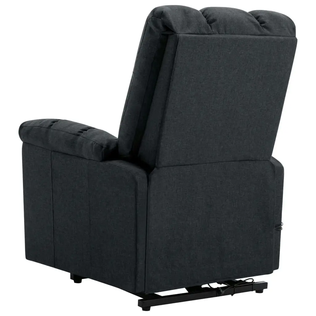 Stand up Massage Chair Dark Grey Fabric 321391