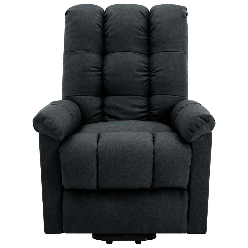 Stand up Massage Chair Dark Grey Fabric 321391