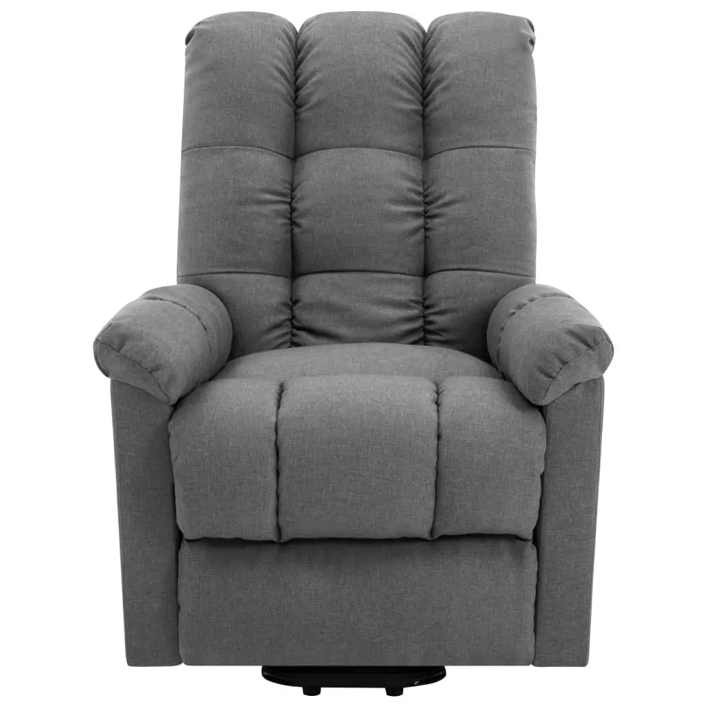 Stand up Massage Chair Light Grey Fabric 321390