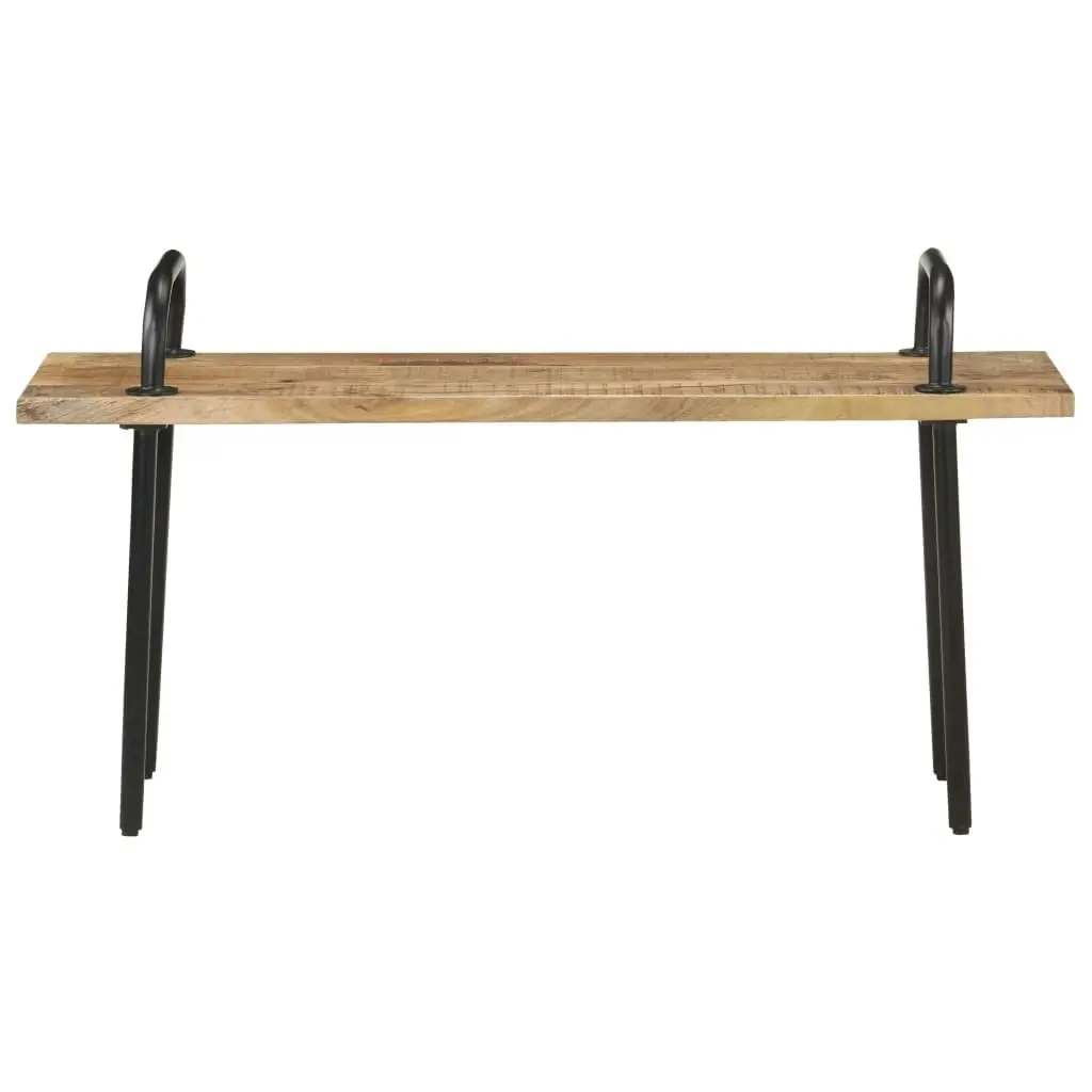 Bench 110 cm Rough Mango Wood 321078