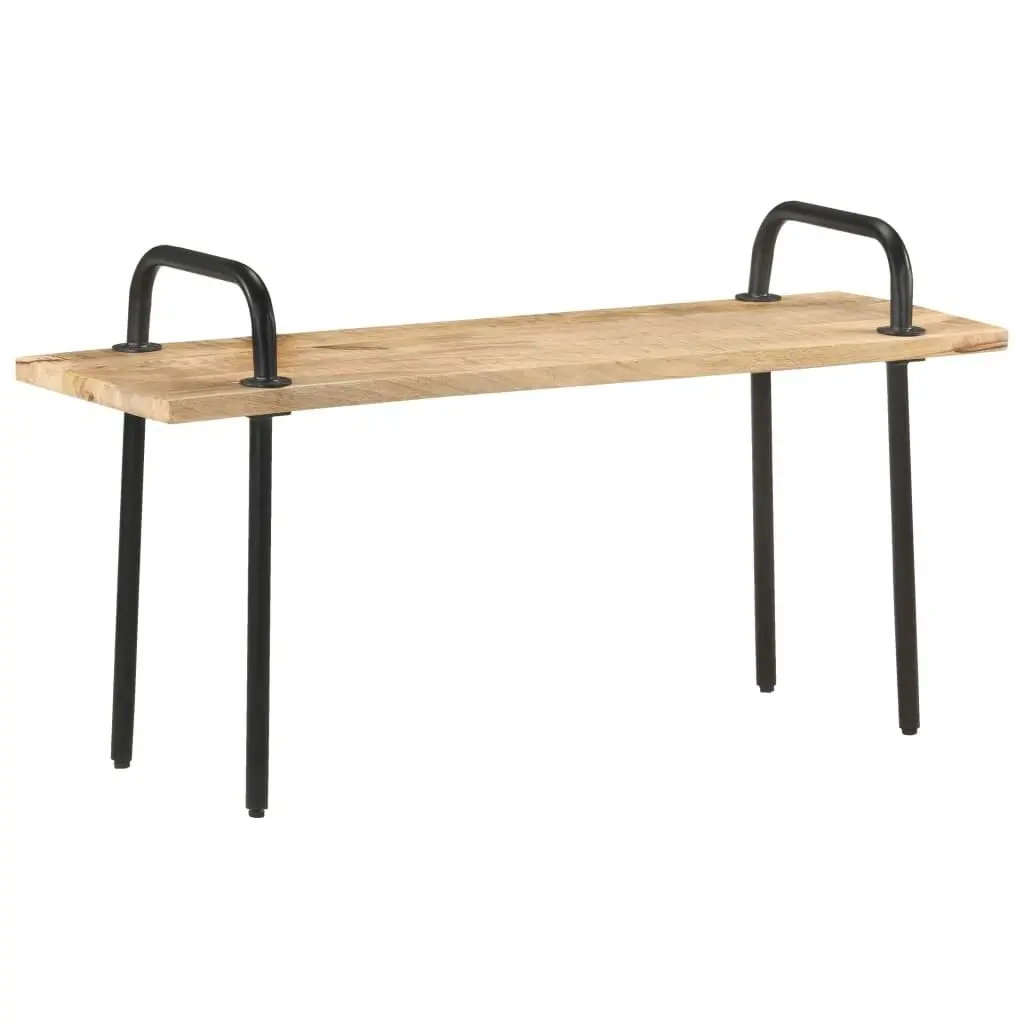 Bench 110 cm Rough Mango Wood 321078