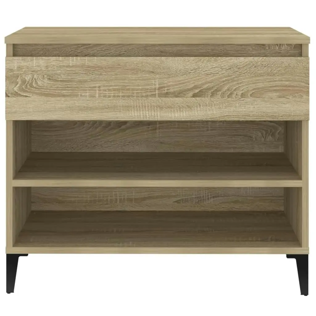 Shoe Cabinet Sonoma Oak 70x36x60 cm Engineered Wood 819767