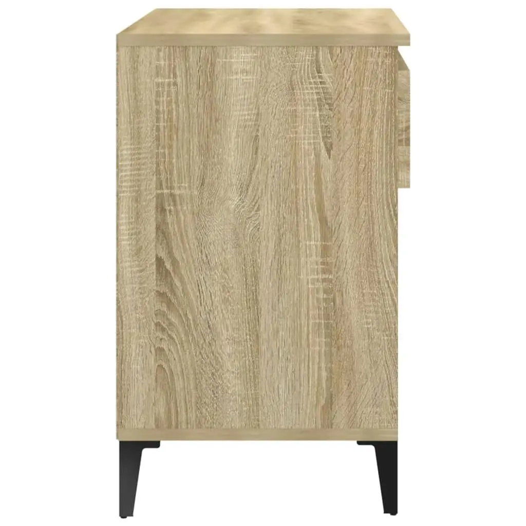 Shoe Cabinet Sonoma Oak 70x36x60 cm Engineered Wood 819767