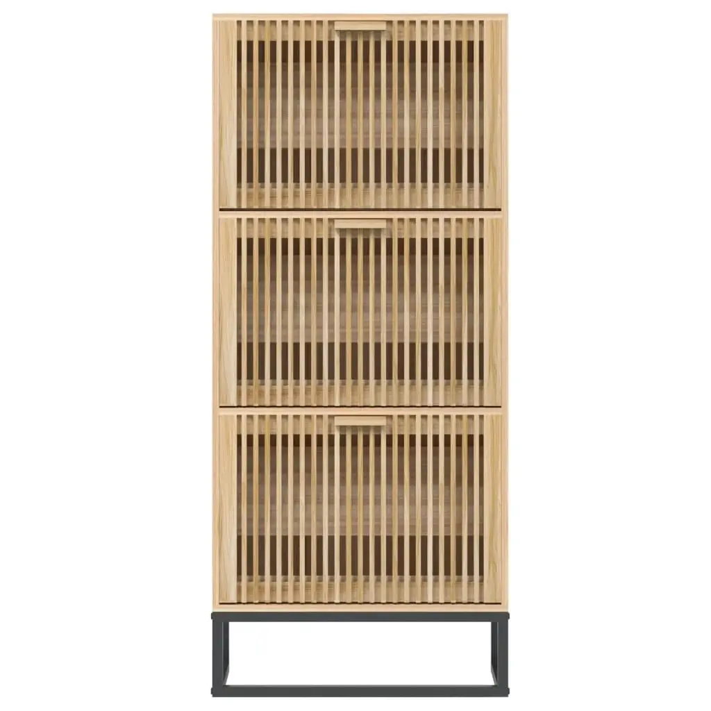 Shoe Cabinet 52x25x120 cm Engineered Wood 352129