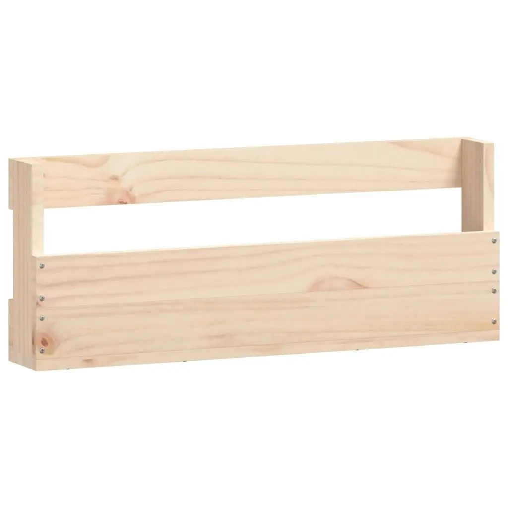 Wall-mounted Shoe Racks 2 pcs 59x9x23 cm Solid Wood Pine 833273